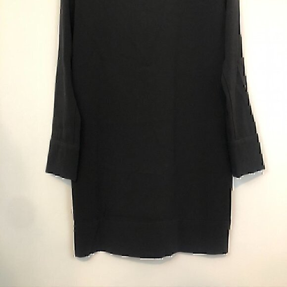 THML ANTHROPOLOGIE ANTHRO Beige Orange Brown Black Nubby Textured Shift Dress S - Picture 11 of 11